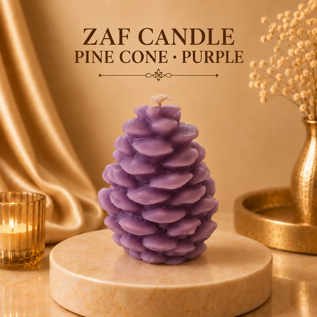 Pine Cone Candle Mor