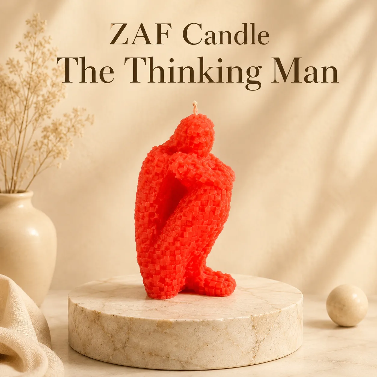 The Thinking Man Kırmızı