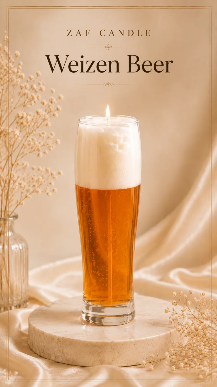 Weizen Beer Candle