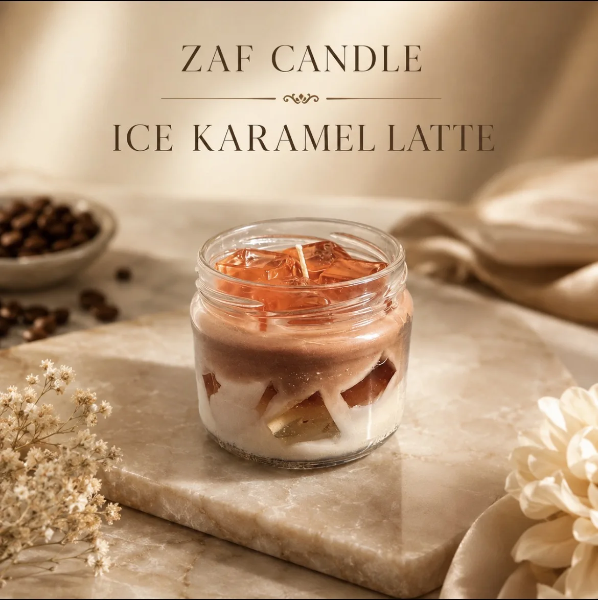 Iced Caramel Latte Candle