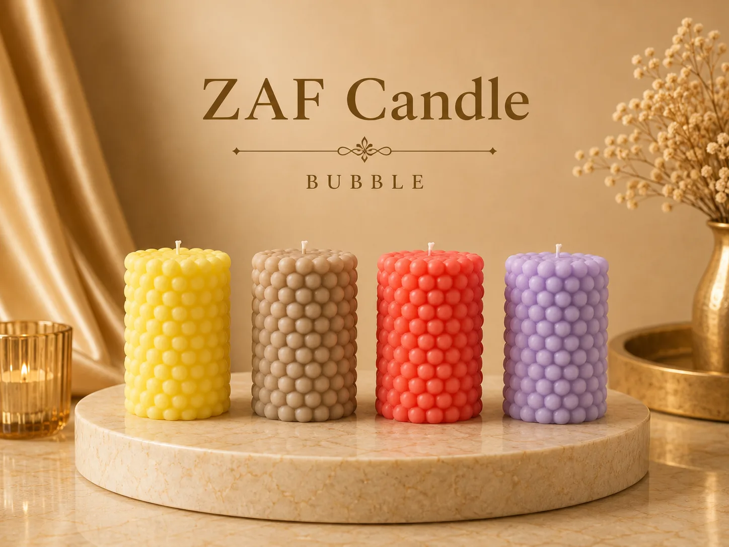 Bubble Candle Braun